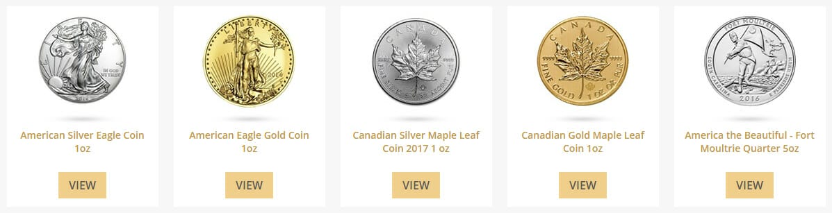 list of ira approved coins from augusta precious metals